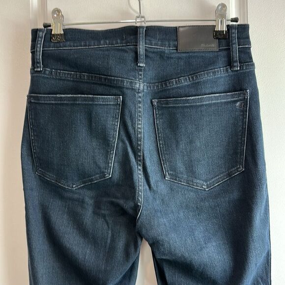 🌟 Madewell Women's Dark Blue Skinny Jeans 28x28 - Picture 4 of 7